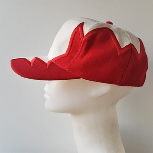 Casquette Snapback 6 Panneaux Bicolore Blanc et Rouge Unisexe Style Urbain Chapeau Décontracté Adulte Vente en Gros Usine Vietnamienne - Product Image 3