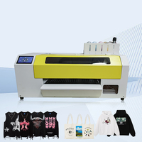 Impresora de camisetas digital de cama plana XINCAIJET DTF A3 de 33 cm con 1 año de garantía XP600, impresión automática completa de 600 mm
