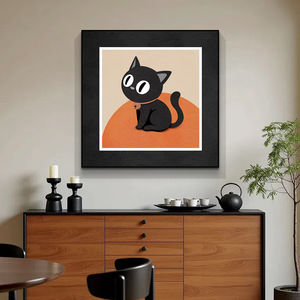 Nouvelle <span class=keywords><strong>peinture</strong></span> à l'huile numérique, art mural, décoration de salon, abstrait, minimaliste, <span class=keywords><strong>noir</strong></span> <span class=keywords><strong>et</strong></span> <span class=keywords><strong>blanc</strong></span>, cadre en alliage d'aluminium - Product Image 5