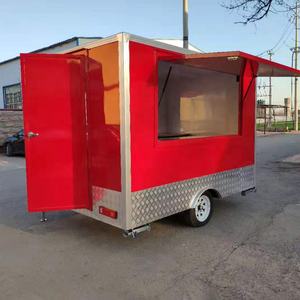 Camion de nourriture mobile BBQ Taco entièrement équipé à vendre avec machine à café pour traiteur de crème glacée Popcorn Pizza Hotdogs Cart - Product Image 2