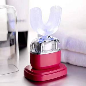 Offre Spéciale Sonic 360 <span class=keywords><strong>brosse</strong></span> à dents électrique en forme de U de haute qualité automatique sans fil Rechargeable sans fil charge Portable nettoyage - Product Image 3