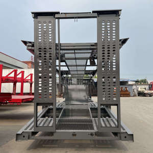 Enclosed Steel <b>Car</b> Hauler Semi-<b>Trailer</b> 3-30 <b>Cars</b> Heavy Duty Transporter for Sale - Product Image 5