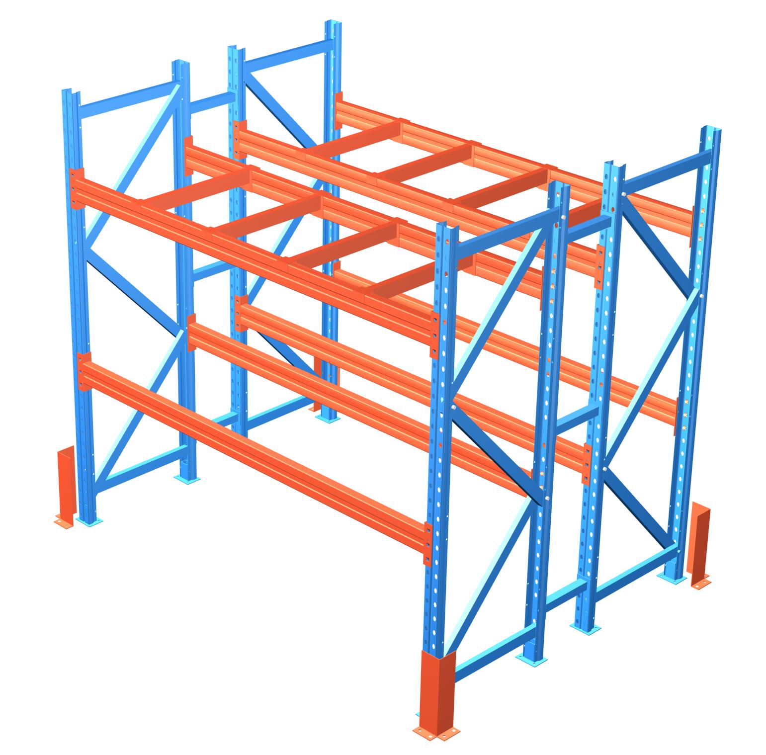 Warehouse Heavy Duty Steel Racking Selective Pallet Mezzanine Flooring Racking Systems