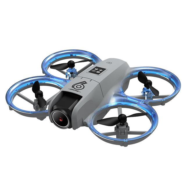 WIFI FPV RC Drone Quad with Dual Camera 4K Brushless Motor Plastic Lights Control and Obstacle Avoidance for Kids