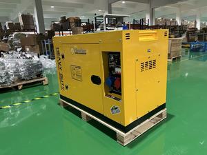 Long Runtime Industrial Silent Diesel Generator 100% Copper Alternator Water/Air Cooled Large Capacity Base Tank 380V <strong>Three</strong> - Product Image 2
