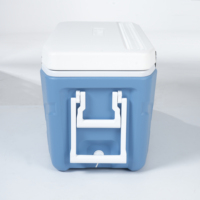 Nevera Portátil con Ruedas Ecooler ZM100A de 100L/105QT, Aislada con PE, Retención de Hielo de 5 Días, para Camping, Deportes al Aire Libre, Almacenamiento de Alimentos y Bebidas