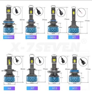 X-7SEVEN nuovo Design XAPOP 190W 38000 lumen 9005 9006 lampadina del faro Auto <span class=keywords><strong>H11</strong></span> H7 H4 Auto faro a LED per autoveicoli - Product Image 2