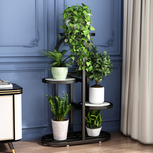 Présentoirs en métal et bois pour fleurs artificielles, étagères multicouches pour décoration de mariage, jardin et balcon - Product Image 3