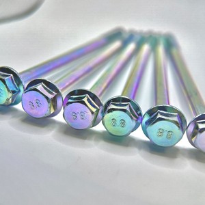 Grade 8.8 Extra Long Bolt Shafts 8.8 <strong>Galvanized</strong> Steel Extended Flange <strong>Screws</strong> for Automotive Motor Battery Pack Bracket <strong>Screws</strong> - Product Image 2