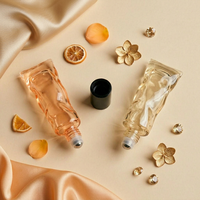 Flacon roll-on en verre vide Anding 10 ml en forme de vague, personnalisable, pour huiles essentielles et parfums