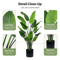 Palmier artificiel de 180 cm, plante artificielle en pot, arbre tropical pour la décoration de la maison, du bureau, du salon, de la table, de l'étagère