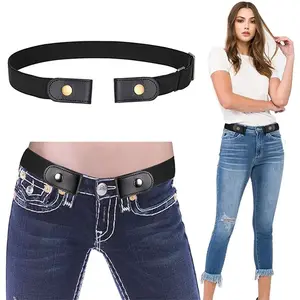 Lazy Belt Schnallen frei Erwachsene und Kinder Unsichtbarer elastischer Gürtel für Jeans No Bulge Hassle One Size Fit Slim Elastic Belt