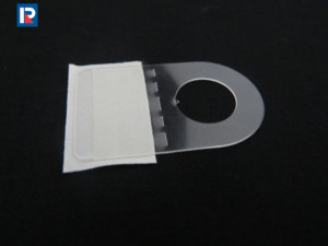 High Quality Self <b>Adhesive</b> Hang Tabs <b>Hooks</b> Plastic Display Hand Tabs Slot Hole Folding Tab for Store Retail Display - Product Image 3