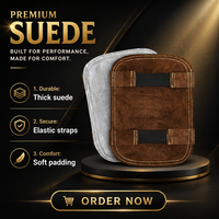 Protège-mains de soudage YEESTECH avec dos aluminisé en cuir de vachette et bande élastique