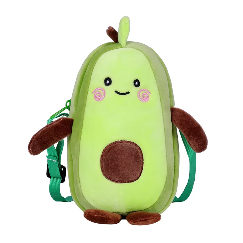 Creative Avocado Animal Bear Bag Girls' Zero Purse Rabbit Backpack Plush Toy