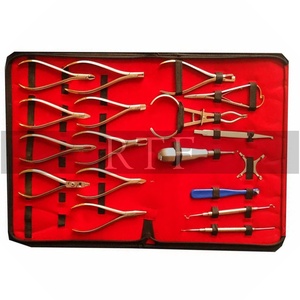 ชุดเครื่องมือจัดฟันแบบพื้นฐาน18ชิ้นชุดเครื่องมือประกอบฟันแบบแมนนวลทำจากเหล็ก - Product Image 2