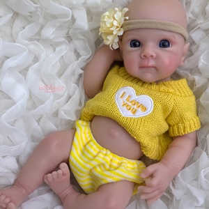 ตุ๊กตาทารกแรกเกิด12นิ้วน่ารักเหมือนจริงตุ๊กตาทารกทำด้วยซิลิโคนแบบทำมือขนาดเล็กสำหรับเด็กทารกตุ๊กตาของเล่นเด็กแรกเกิดสำหรับเด็กของเล่นสำหรับเด็กผู้หญิง - Product Image 2