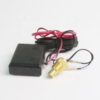 Voltmeter mobil DC 12 v-24 V dan pengukur suhu air dengan ukuran Sensor bisa 10mm 17mm 21mm tampilan LCD menunjukkan Data elektronik hangat