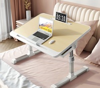 Table de lit portable pliable multifonctionnelle en bois avec tiroir KC-T0905C
