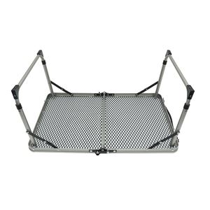 Compact Lightweight Aluminum Folding Picnic Table Modern Design with Adjustable Height for Outdoor Hiking <b>BBQ</b> <b>Small</b> Spaces - Product Image 3