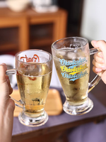 Verre à bière en gros, personnalisé avec logo imprimé, pour dégustation et consommation de bière, type mug