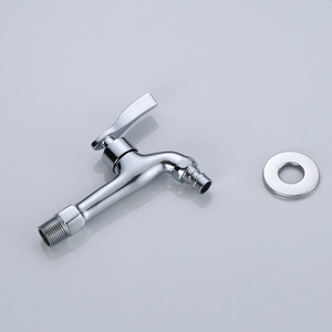 Grifo de latón Morning Dew de 4 pulgadas para fregadero, monomando, montaje en cubierta, extra largo, para lavadora, lavadero, balcón - Product Image 5