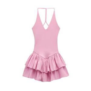 Vestido de Verano Elegante sin Tirantes de Tela Tejida para Mujer de Diseñador - Product Image 2