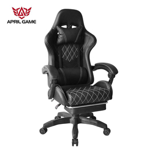 Silla para juegos con reposapiés, sillón reclinable para ordenador, negro, cómodo, con reposapiés, para Juegos Asiáticos, para el año 2000 - Product Image 4