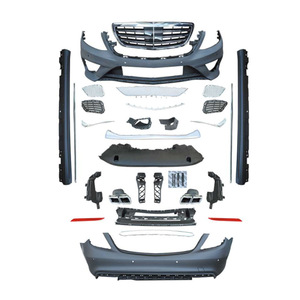 Kit de Conversión de Carrocería para Mercedes Benz Clase S S65 AMG <span class=keywords><strong>2014</strong></span>, Estilo Deportivo, Parachoques Delantero y Trasero, Guardabarros Anchos, Capó, Faldones Laterales - Product Image 1
