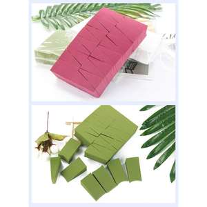 Cuñas de espuma de látex sin látex, Cosméticos hidrofílicos no látex desechables, forma triangular, esponja de maquillaje, <span class=keywords><strong>precio</strong></span> más barato, 24 Uds. - Product Image 3