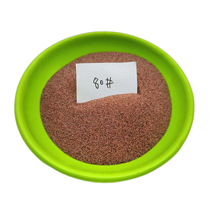 Fabbrica naturale smeriglio rosso a getto d'acqua granato 60 80 maglia per sabbiatura levigatura materiale di taglio carburo da imballaggio - Product Image 2