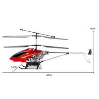 Samtoy 48CM 2.4G avion RC avion télécommandé enfants 3.5CH grand hélicoptère Drone jouets grande taille RC hélicoptère avec caméra