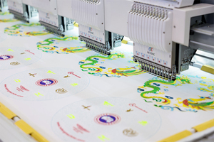 Factory Wholesale Premium Full Servo Embroidery Machine For Clothing Garments Patch Logos - Product Image 2