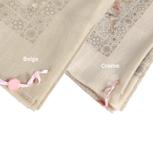 Hijab de tela Premium serie Nara bufanda de algodón hecha a mano para mujeres musulmanas transpirable 10 colores de primavera que marcan tendencia mujeres con estilo - Product Image 6