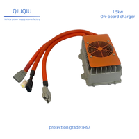 Chargeur puissant de 1,5 kW pour véhicules électriques et bateaux avec conception étanche - Compatible avec les batteries au plomb-acide et au lithium