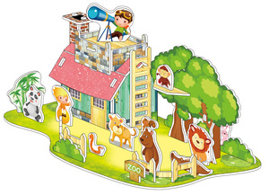 DIY enfants nouveau 3D stéréoscopique Puzzle modèle école cadeau papier couleur à la main Puzzle jouet - Product Image 6