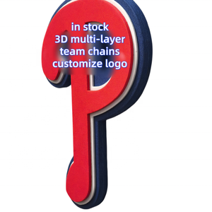 Collar de cadena grande con logotipo del equipo Eagles NFC, estilo hip hop, espuma <span class=keywords><strong>EVA</strong></span> 3D, para fiestas, unisex, joyería de moda, venta al por mayor. - Product Image 5