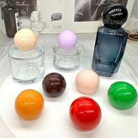 High-End baru untuk bola tutup botol parfum multi-spesifikasi tutup botol kaca bulat plastik ABS logam grosir produsen