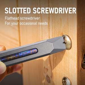 Fonction Porte-clés Outil de levier EDC Porte-clés Crowbar Titanium Pocket Tool Pry Bar With Timascus Inserts - Product Image 3