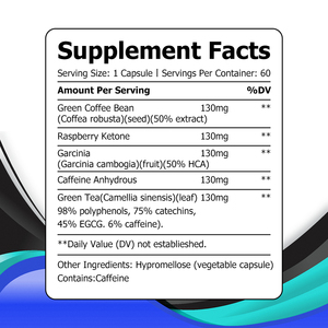Private Label ODM Appetite Suppressant Capsules Dietary <b>Supplement</b> Helps Reduce Appetite and Promote Increase Energy Levels - Product Image 2