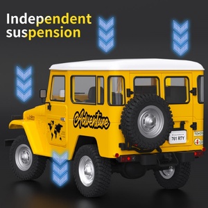 SJY-HG4-50 Land Cruiser 1/16ème échelle, voiture télécommandée longue portée 2,4 GHz, véhicule tout-terrain avec lumières, son et fumée - Product Image 4