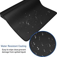 Tapis de souris en caoutchouc antidérapant et imperméable de grande taille, design ergonomique, épaisseur de 3 mm, personnalisable, stock de dessins animés
