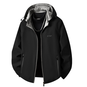 Veste à capuche ample haut de gamme pour homme, idéale pour le style business décontracté, coupe-vent et chaude pour l'hiver, légère et respirante pour le printemps – Nouveauté - Product Image 5