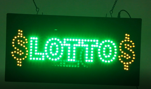 12*24 "panneau d'affichage ouvert de club de LOTTO mené lumineux élevé, magasin mené d'intérieur accrochant sur des signes d'intérieur de <span class=keywords><strong>maison</strong></span> de jeu - Product Image 3