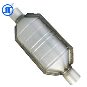 新しいSST409 EPA準拠<span class=keywords><strong>2</strong></span> "<span class=keywords><strong>2</strong></span>.5" <span class=keywords><strong>3</strong></span> "入口/出口ハイフロー楕円形ボディユニバーサル触媒コンバーター - Product Image 2