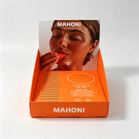 Boîte de présentation personnalisée avec logo imprimé, emballage en carton pliable pour compléments alimentaires, collations, cosmétiques, produits de bien-être, vente au détail