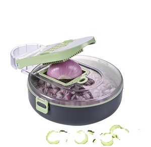 Top Seller High Quality Eco-friendly Stainless Steel Manual Kitchen <b>Vegetable</b> Cutter Onion Potato Slicing <b>Tools</b> - Product Image 1