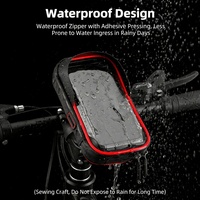 Support de téléphone étanche pour vélo, rotation à 360°, écran tactile, fixation sur guidon pour moto électrique, cyclisme