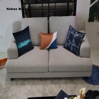 Canapé sectionnel moderne avec coussins moelleux, ensemble de canapés à trois places rembourrés en éponge pour salon, villa, appartements