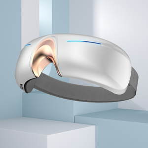 Venta de fábrica, masajeador de ojos eléctrico de compresión de aire con calefacción, 5 modos, carga tipo C y música para relajación ocular - Product Image 2